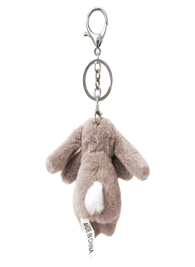 Bumobot Cute Bunny Plush Keychain for Bag Backpack, 3.5" Mini Rabbit Bunny Keychain Purse Charm Pendant Gift for Women Girls - Image 3